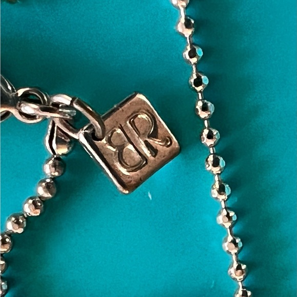 Banana Republic Sparkling Silver Necklace with Tassels - Picture 6 of 10